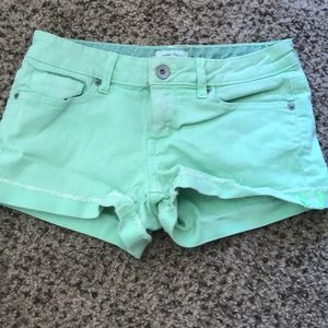 Lime green shorts